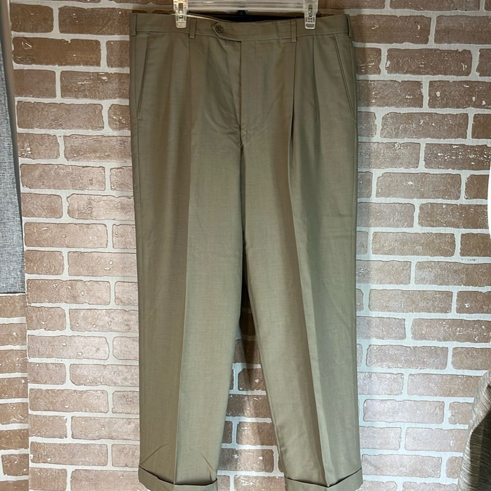 Brooks Brothers Men's Dress Pants - Olive